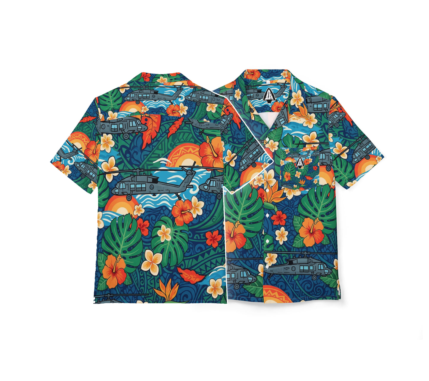 LR UH-60 Tropical Hawaiian Shirt